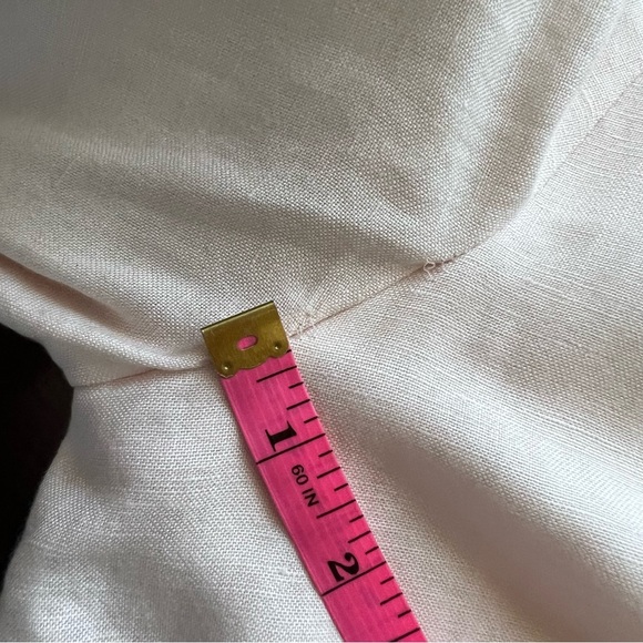 Club Monaco Light Pink Linen Blend Wrap Around Dress.  Size 8 - Picture 15 of 16